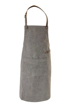 canvas apron grey