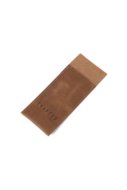 leather cutlery pocket sand