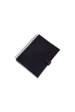 leather notebook black