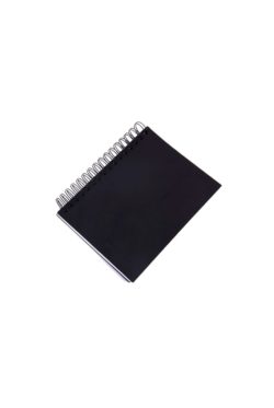 leather notebook black