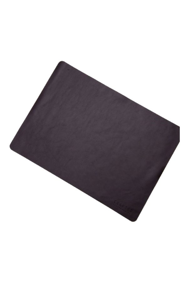 leather placemat dark brown